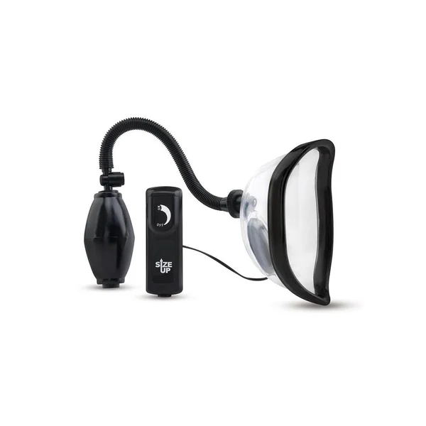 Size Up Vibrating Pussy Pump - Clear Vibrating Vagina Pump — image 3 of 10