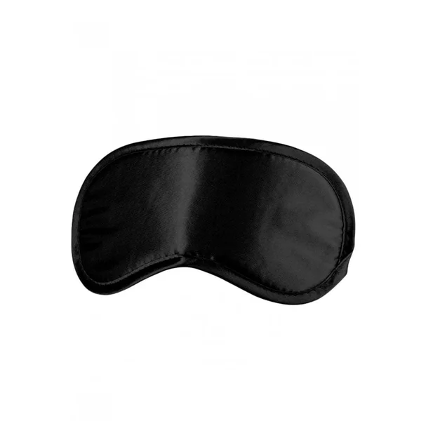 OUCH! Black & White Satin Eye-Mask - Black Eye Restraint — image 3 of 3