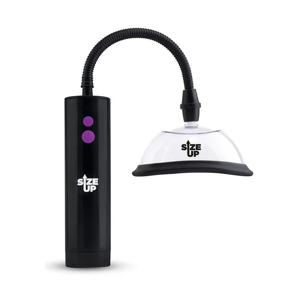 Size Up Rechargeable Power Plumper Pussy Pump - Clear USB Rechargeable Vagina Pump with Interchangeable Chambers — image 4 of 10