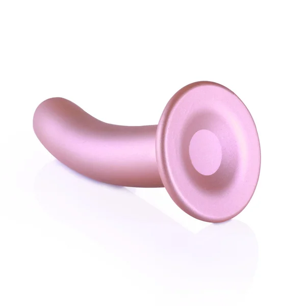 OUCH! Smooth Silicone G-Spot Dildo - 6'' / 14.5 cm - Rose Gold 14.5 cm Dildo — image 5 of 9