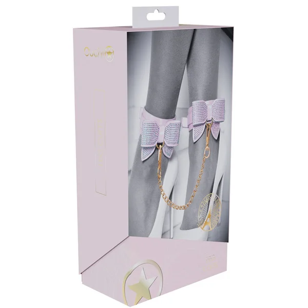 OUCH! Paris Collection - Leg Cuffs - Pink Restraints — image 3 of 4