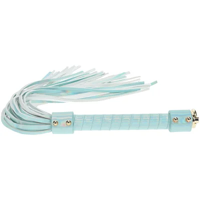 ouch paris collection flogger baby blue flogger whip