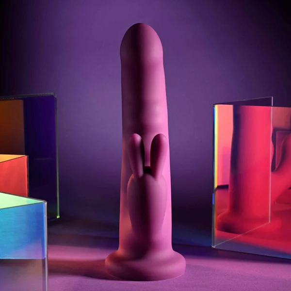 Playboy Pleasure FLUFFLE - Purple 19.7 cm USB Rechargeable Rabbit Vibrator — image 4 of 9