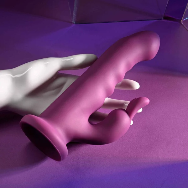 Playboy Pleasure FLUFFLE - Purple 19.7 cm USB Rechargeable Rabbit Vibrator — image 7 of 9