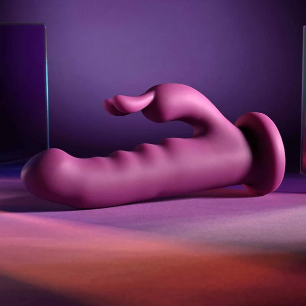 Playboy Pleasure FLUFFLE - Purple 19.7 cm USB Rechargeable Rabbit Vibrator — image 6 of 9