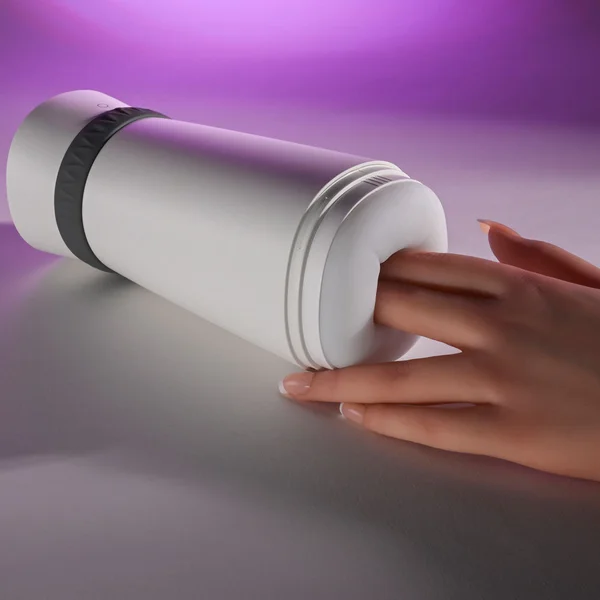 Playboy Pleasure TWIST & STROKE - White USB Rechargeable Heating Stroker with UV Cleaning — image 4 of 9