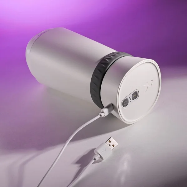 Playboy Pleasure TWIST & STROKE - White USB Rechargeable Heating Stroker with UV Cleaning — image 9 of 9