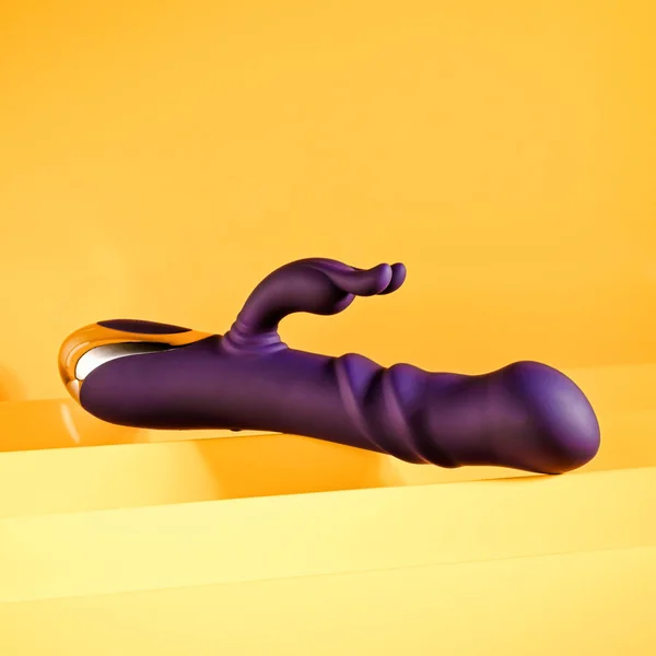Playboy Pleasure BUNNY PUNCH - Purple 24.4 cm USB Rechargeable Twirling Rabbit Vibrator — image 6 of 9