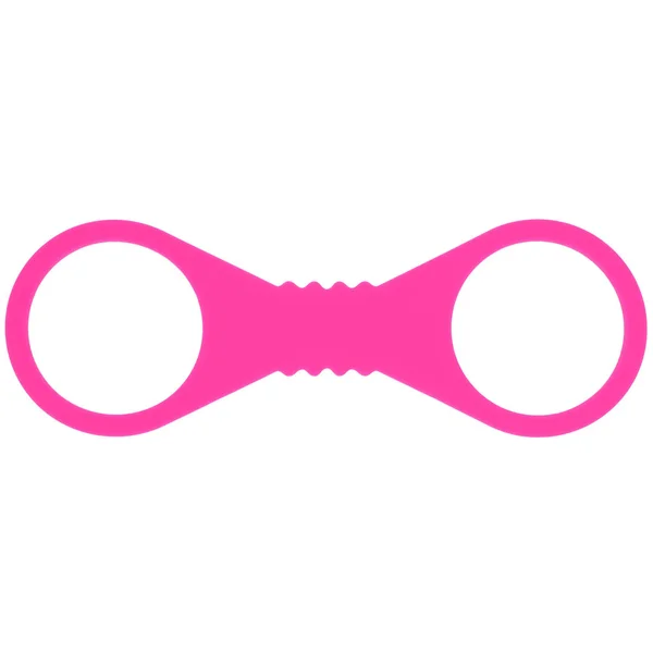 Sex & Mischief Large Hot Pink Silicone Cuffs - Hot Pink Large Restraints — image 3 of 8