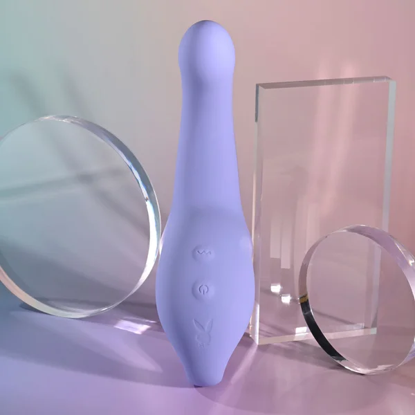 Playboy Pleasure NICE TO MEET YOU - Purple 19.5 cm USB Rechargeable Vibrator — image 4 of 9