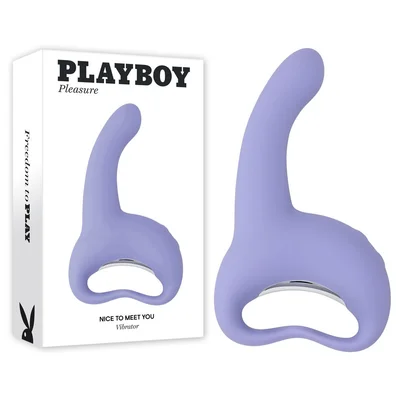 playboy pleasure nice to meet you purple 195 cm usb rechargeable vibrator