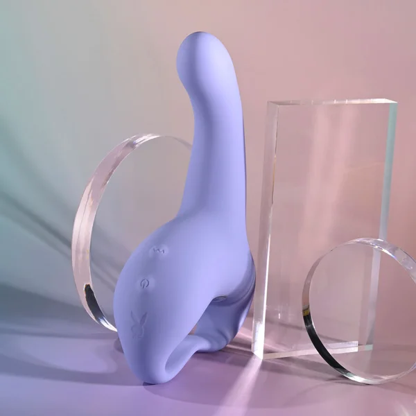 Playboy Pleasure NICE TO MEET YOU - Purple 19.5 cm USB Rechargeable Vibrator — image 5 of 9