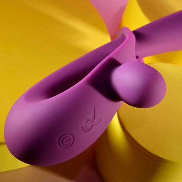 Playboy Pleasure CHA CHA SLIDE - Purple 20 cm USB Rechargeable Rabbit Vibrator — image 7 of 9