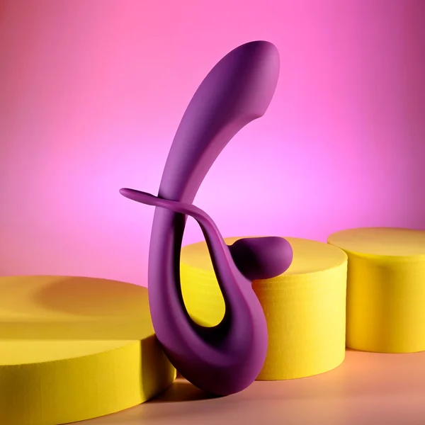 Playboy Pleasure CHA CHA SLIDE - Purple 20 cm USB Rechargeable Rabbit Vibrator — image 5 of 9