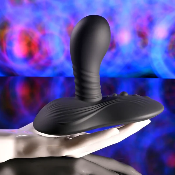 Playboy Pleasure SITTIN & SPINNIN - Black USB Rechargeable Spinning Vibrator & Grinder Pad with Remote — image 7 of 9