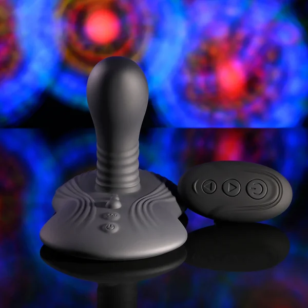 Playboy Pleasure SITTIN & SPINNIN - Black USB Rechargeable Spinning Vibrator & Grinder Pad with Remote — image 6 of 9