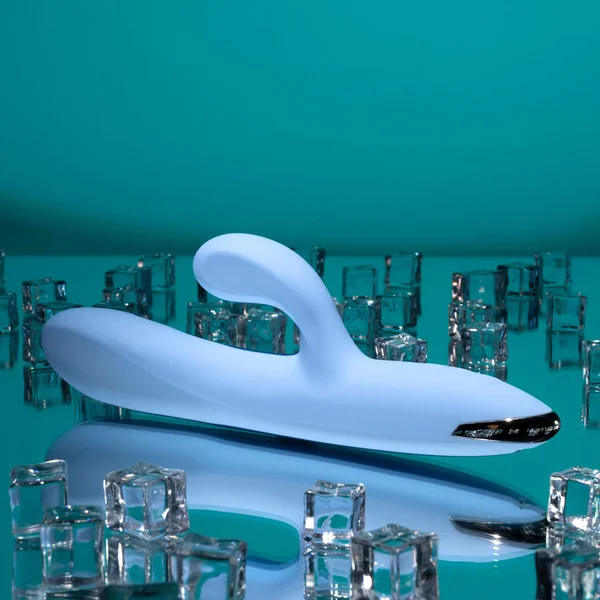 Playboy Pleasure UP AND AWAY - Blue 26.7 cm USB Rechargeable Rabbit Vibrator — image 5 of 9