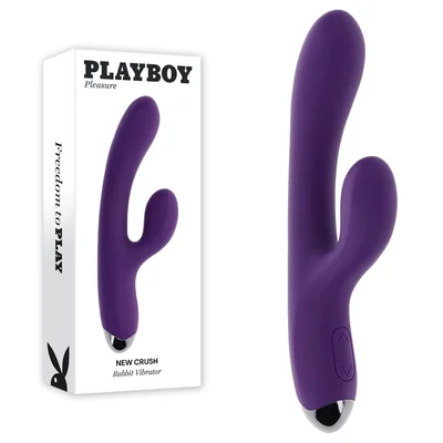 playboy pleasure new crush purple 206 cm usb rechargeable rabbit vibrator