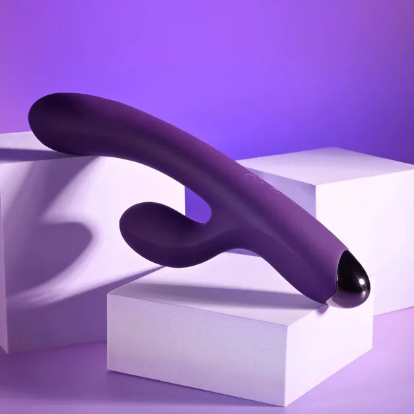 Playboy Pleasure NEW CRUSH - Purple 20.6 cm USB Rechargeable Rabbit Vibrator — image 5 of 8