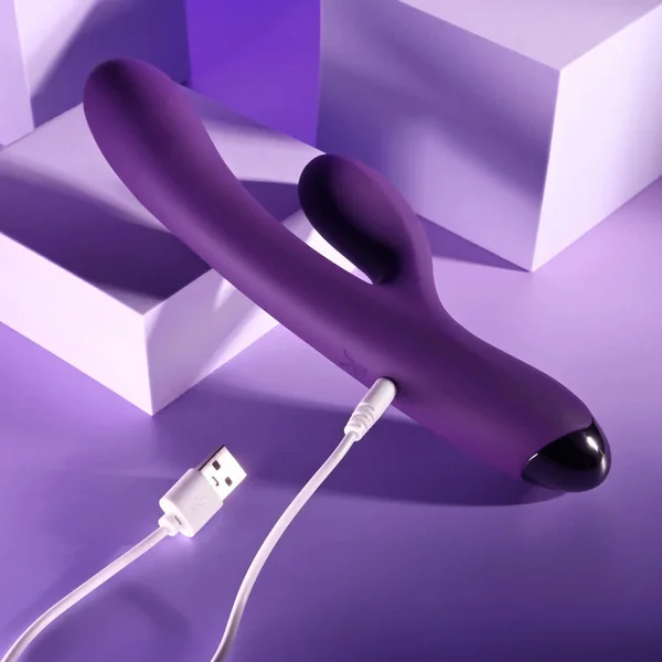 Playboy Pleasure NEW CRUSH - Purple 20.6 cm USB Rechargeable Rabbit Vibrator — image 8 of 8