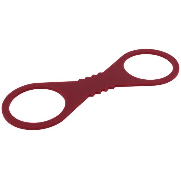 Sex & Mischief Enchanted Large Silicone Cuffs - Burgundy Large Restraints — image 5 of 8