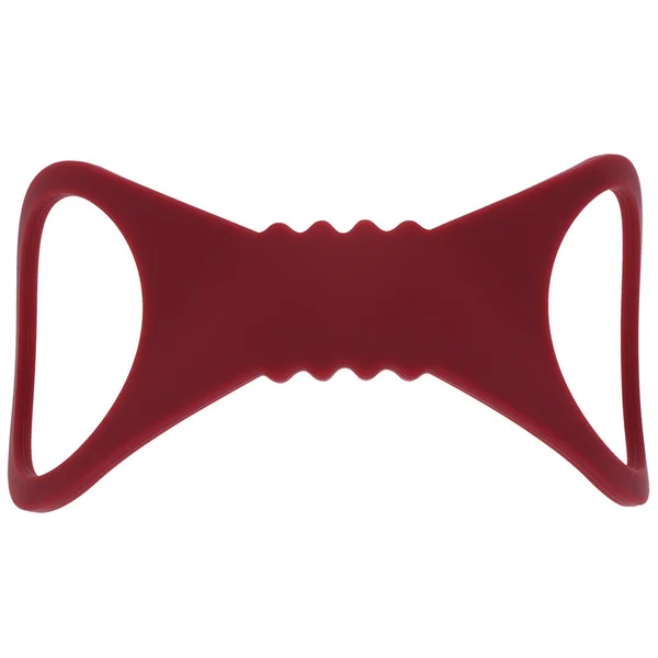 Sex & Mischief Enchanted Large Silicone Cuffs - Burgundy Large Restraints — image 7 of 8