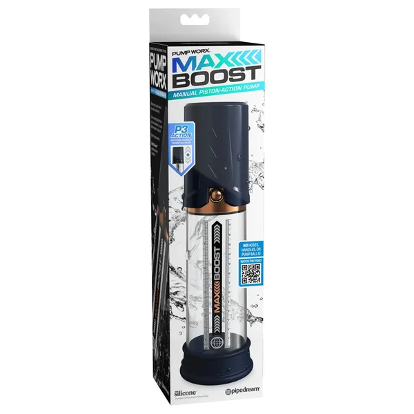 Pump Worx Max Boost - Blue - Blue Penis Pump — image 6 of 6