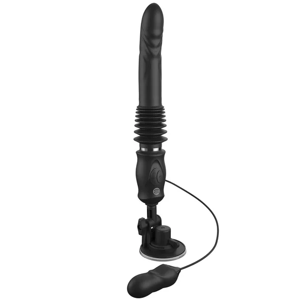 FFS Ultimate Silicone Thruster - Black - Black USB Rechargeable Thrusting Vibrator — image 5 of 8