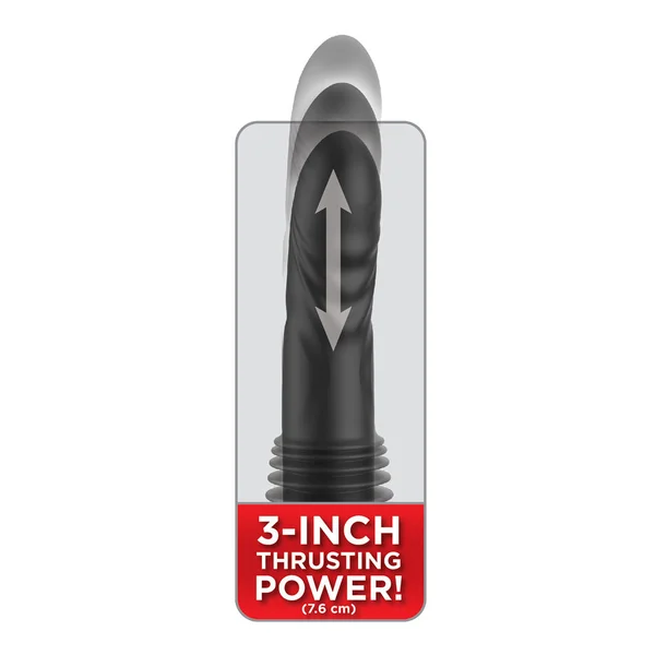 FFS Ultimate Silicone Thruster - Black - Black USB Rechargeable Thrusting Vibrator — image 4 of 8