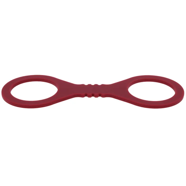 Sex & Mischief Enchanted Small Silicone Cuffs - Burgundy Small Restraints — image 4 of 8