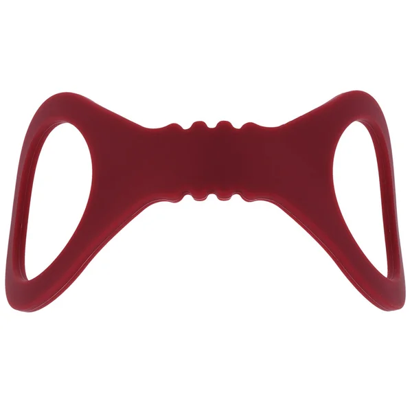 Sex & Mischief Enchanted Small Silicone Cuffs - Burgundy Small Restraints — image 7 of 8