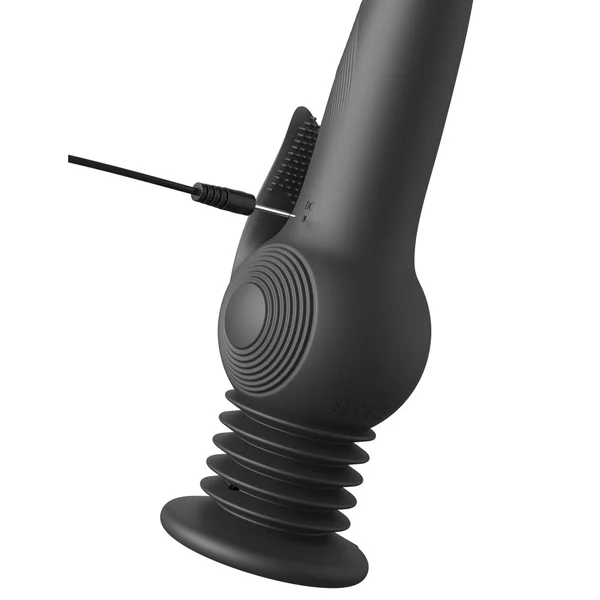 Fetish Fantasy Series Pogo Thruster - Black USB Rechargeable 23.5 cm Gyrating Rabbit Vibrator — image 7 of 8