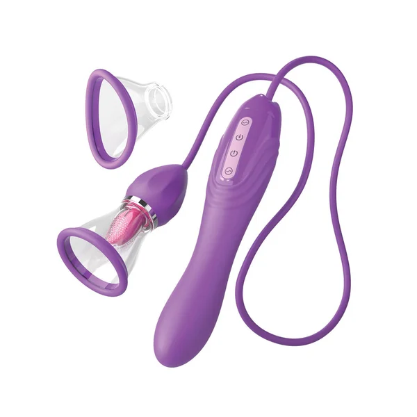 Fantasy For Her Her Ultimate Pleasure Max - Purple USB Rechargeable Vibrator with Flicking Stimulator — image 2 of 5