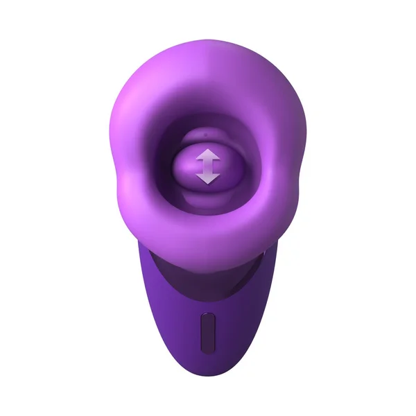 Fantasy For Her Pleasure Sucker - Purple USB Rechargeable Sucking, Licking & Vibrating Stimulator — image 4 of 8