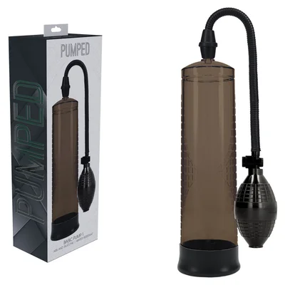 pumped basic pump 1 black black penis pump
