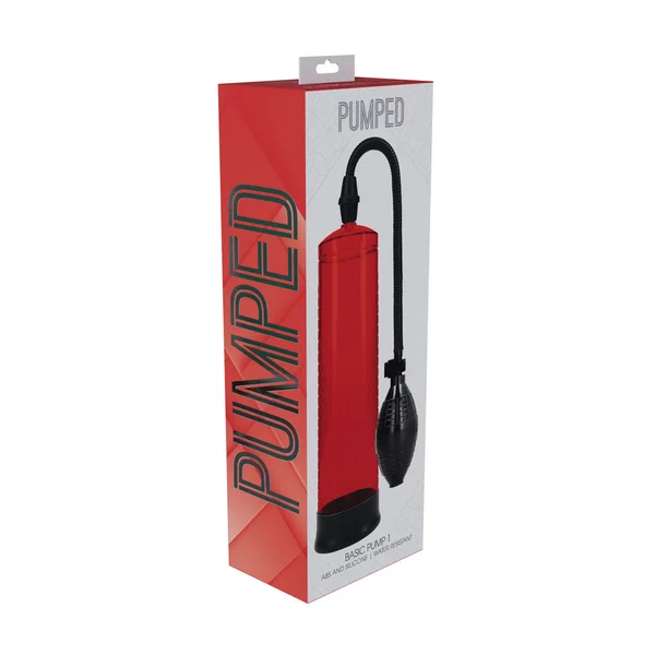 PUMPED Basic Pump 1 - Red - Red Penis Pump — image 3 of 3