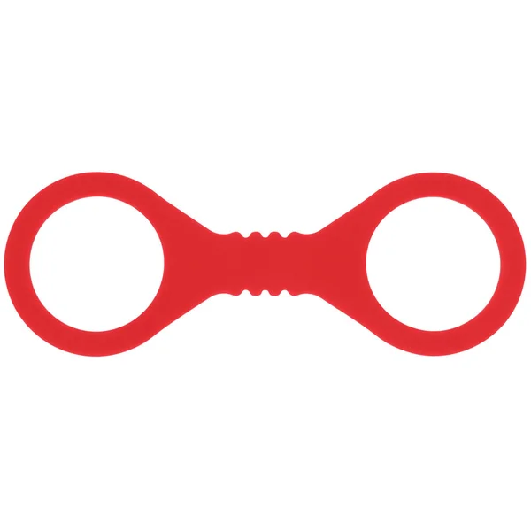 Sex & Mischief Amor Small Silicone Cuffs - Red Small Restraints