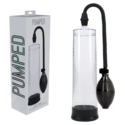 pumped basic pump 1 transparent clear penis pump