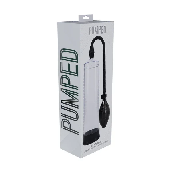 PUMPED Basic Pump 1 - Transparent - Clear Penis Pump — image 3 of 4