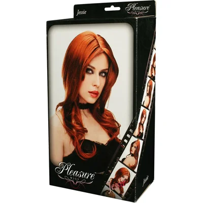 pleasure wigs jessie red redhead wig