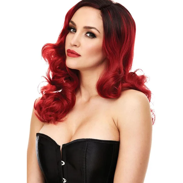 PLEASURE WIGS Candice - Red/Black - Red/Black Wig — image 2 of 2
