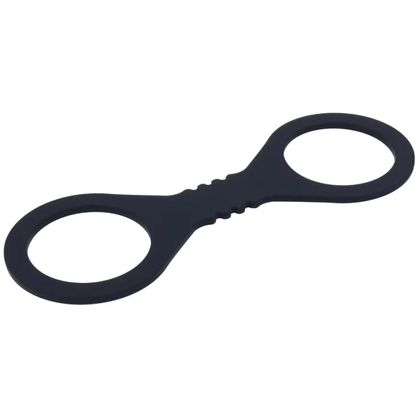 Sex & Mischief Shadow Small Silicone Cuffs - Black Small Restraints