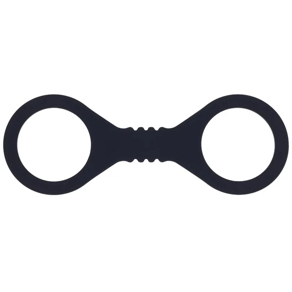 Sex & Mischief Shadow Small Silicone Cuffs - Black Small Restraints