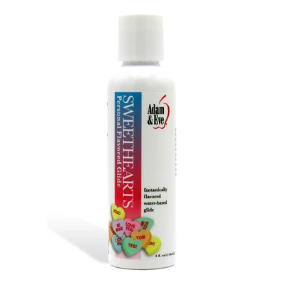 adam and eve sweetheart candy flavoured water based lubricant 118ml