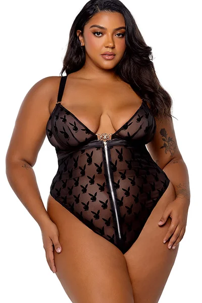Playboy Lingerie Bunny Charm Sheer Teddy — image 13 of 18