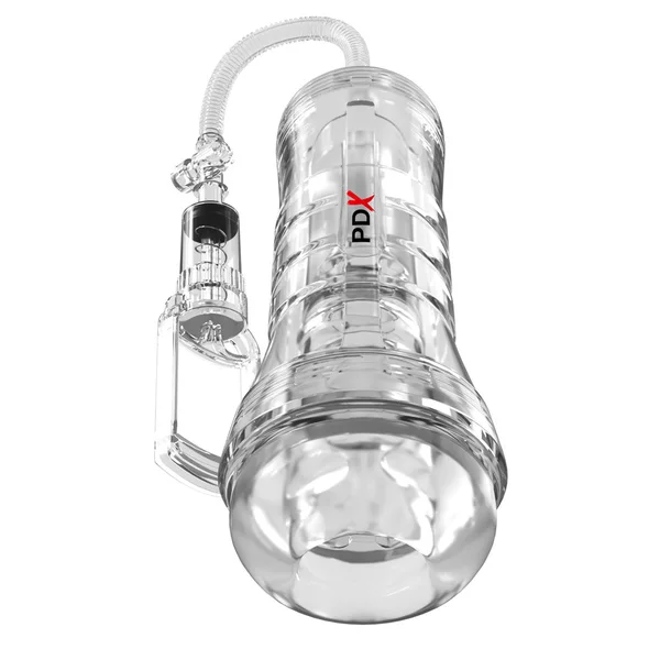 PDX Elite ViewTube Vac XXL Pump Stroker - Clear Vagina Stroker with Suction Pump — image 2 of 7