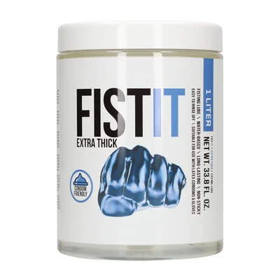 pharmquests fist it extra thick thick water based lubricant 1000 ml tub
