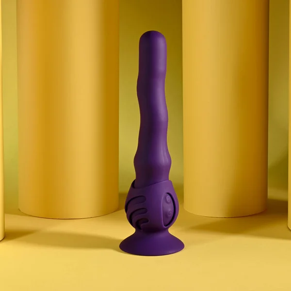 Playboy Pleasure WIGGLE IT - Purple 23.9 cm USB Rechargeable Wiggling Vibrator — image 2 of 9