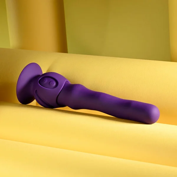 Playboy Pleasure WIGGLE IT - Purple 23.9 cm USB Rechargeable Wiggling Vibrator — image 4 of 9