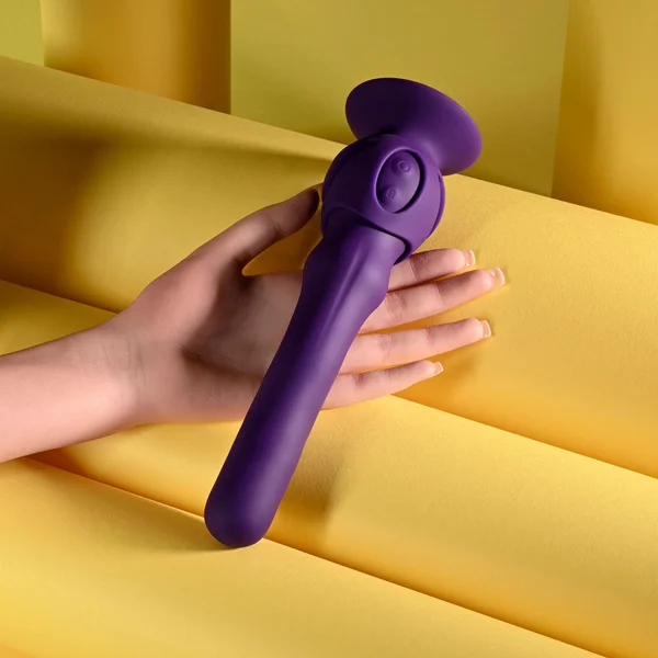 Playboy Pleasure WIGGLE IT - Purple 23.9 cm USB Rechargeable Wiggling Vibrator — image 6 of 9